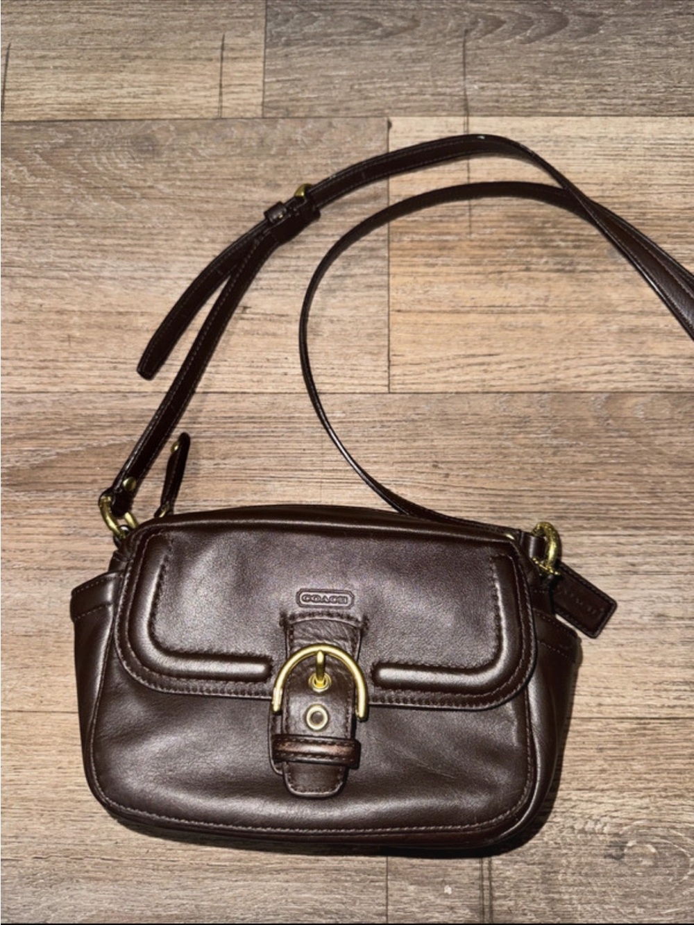 Coach Brown Leather Campbell Bag
